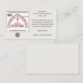 Cross Ministryカード 名刺 (正面/裏面)