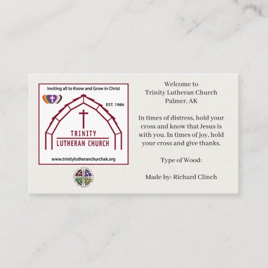 Cross Ministryカード 名刺 (正面)