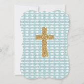 Cross of Lightイエスキリストの確認 招待状 (裏面)