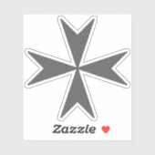 Cross Of Malta (grey) シール (シート)