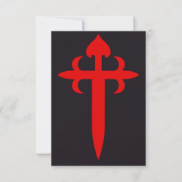 Cross of Saint James Holy Card サンキューカード