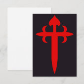 Cross of Saint James Holy Card サンキューカード (正面/裏面)