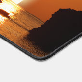 Cross Over Water Morning Sunriseの写真芸術的 デスクマット (コーナー)