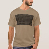 Cross Pattern Tee on pebble shirt Tシャツ (正面)