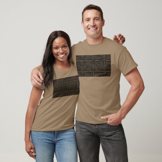 Cross Pattern Tee on pebble shirt Tシャツ (ユニセックス)