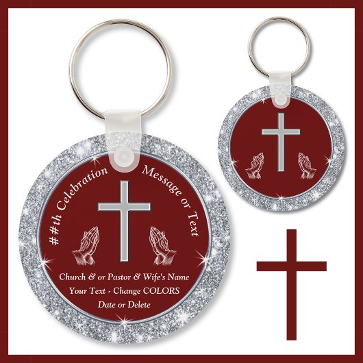 Cross Praying Hands Church Anniversary Souvenirs キーホルダー