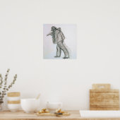 Cross - Saytheを使用した農民 ポスター (キッチン)