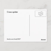 Cross Spider 132 ～はがき ポストカード (裏面)