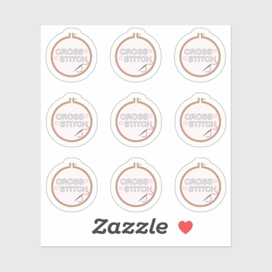 Cross Stitching Embroidery Sewing Hobby Planner シール (シート)