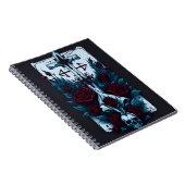 cross tattoo flower 10 ノートブック (右側)