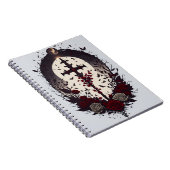 cross tattoo flower 14 ノートブック (右側)