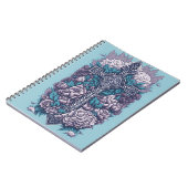 cross tattoo flower 21 ノートブック (左側)