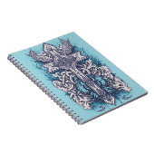 cross tattoo flower 24 ノートブック (右側)