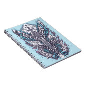 cross tattoo flower 27 ノートブック (右側)