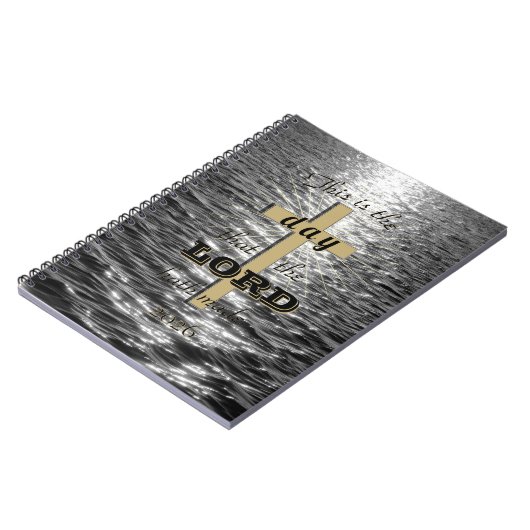 Cross This day the Lord hath made spiral notebook ノートブック (左側)