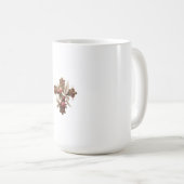 Cross with Doves – Christian Faith Inspirational D コーヒーマグカップ (正面右)