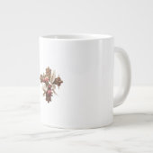 Cross with Doves – Christian Faith Inspirational D ジャンボコーヒーマグカップ (正面右)