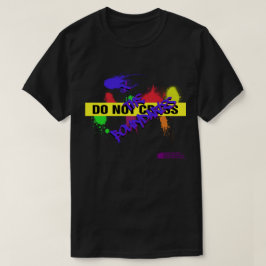 Cross/Xは境界人の黒いTシャツ Tシャツ
