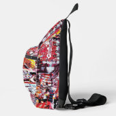 Crossbody Bag – Fragmented Pulse スリングバッグ (右)