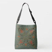 Crossbody Bag with Uzbek Design クロスボディバッグ (裏面)