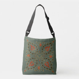 Crossbody Bag with Uzbek Design クロスボディバッグ