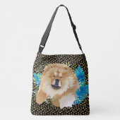 crossbody DAEJA VUの食事(黒い金ゴールド)またはトートバック クロスボディバッグ (裏面)