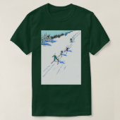 Crosscountry Skiing Tシャツ (デザイン正面)