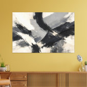 Crosscurrents in Ash キャンバスプリント (インサイチュ (リビング))