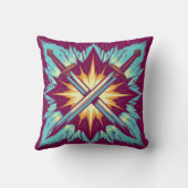 Crossed Fantasy Arrows with Glowing Energy – Dynam クッション (裏面)