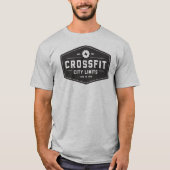 CrossFitの市境のロゴ Tシャツ (正面)