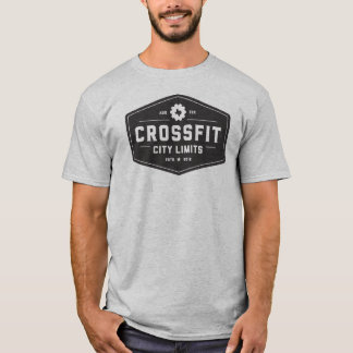 CrossFitの市境のロゴ Tシャツ