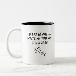 Crossfitインスパイアノベルティのおもしろい ツートーンマグカップ