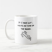 Crossfitインスパイアノベルティのコーヒー・マグ コーヒーマグカップ (左)