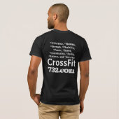 CrossFit 732第1 Tシャツ (裏面フル)