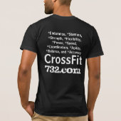 CrossFit 732第1 Tシャツ (裏面)
