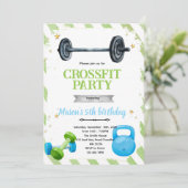 CrossFit Birthday party Invitation 招待状 (スタンド正面)