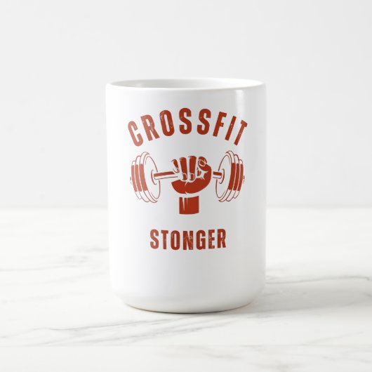 CrossFit Stronger--Power & Strength Mindset コーヒーマグカップ (中央)