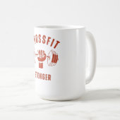 CrossFit Stronger--Power & Strength Mindset コーヒーマグカップ (正面右)