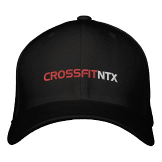 CrossFitNTX – ブラックハット 刺繍入りキャップ