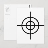 Crosshairs - Gun ポストカード (正面/裏面)