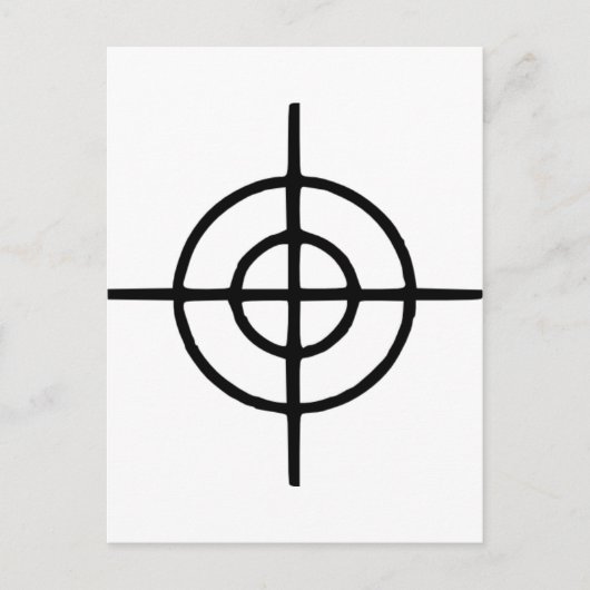 Crosshairs - Gun ポストカード (正面)