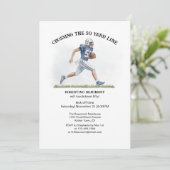 Crossing 50 Yard American Football 50th birthday 招待状 (スタンド正面)