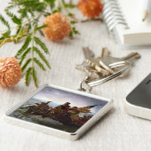 Crossing Delaware 1776:ジョージ・ワシントン将軍 キーホルダー (側面)