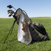 Crossing Delaware 1776：ジョージ・ワシントン将軍 ゴルフタオル (グリーン)