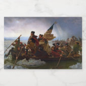 Crossing Delaware 1776：ジョージ・ワシントン将軍 スパークリングワインラベル (シングルラベル)