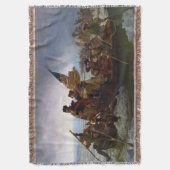 Crossing Delaware 1776：ジョージ・ワシントン将軍 スローブランケット (正面縦)