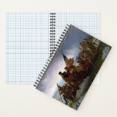 Crossing Delaware 1776:ジョージ・ワシントン将軍 ノートブック (内側)