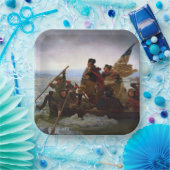 Crossing Delaware 1776：ジョージ・ワシントン将軍 ペーパープレート (パーティー)