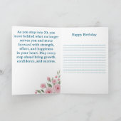 Crossing the Bridge Forward, Birthday カード (内部)