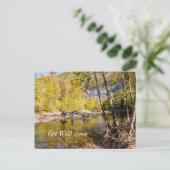 Crossing The Buffalo River Get Well Postcard ポストカード (スタンド正面)